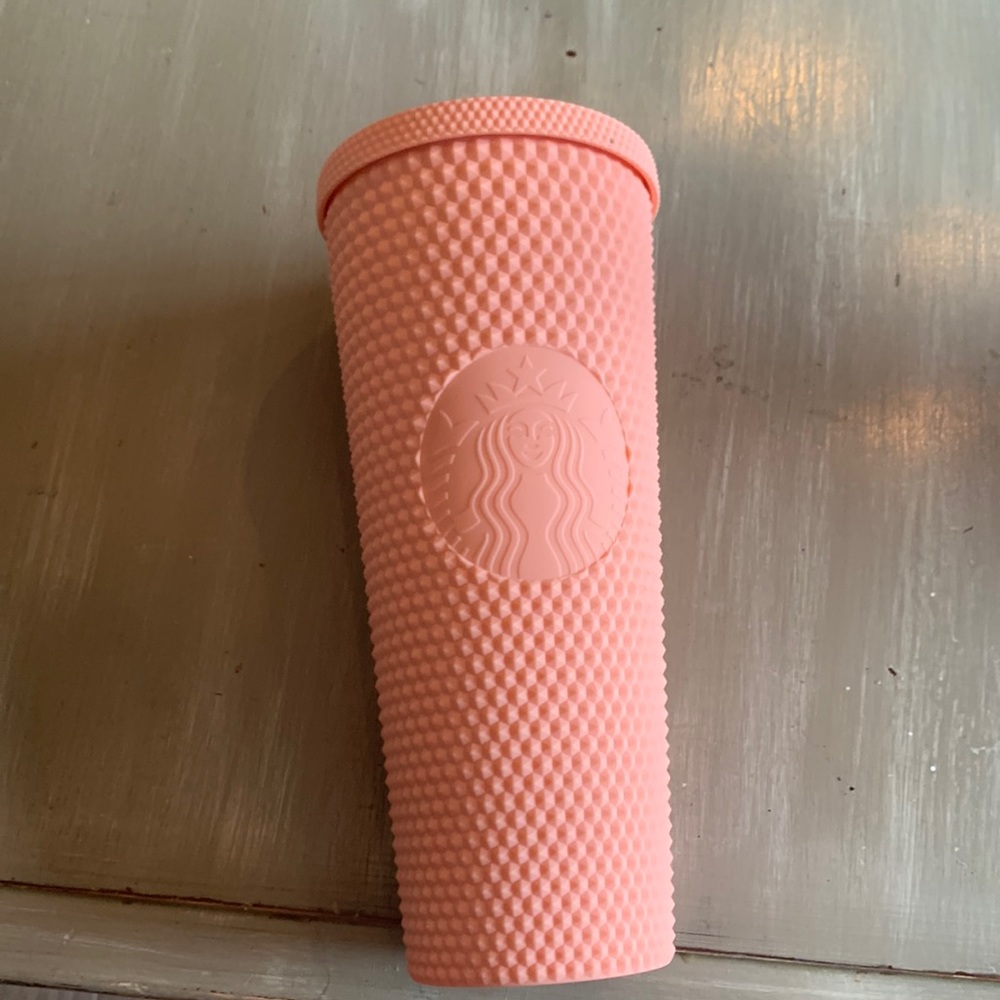 Starbucks pink tumbler-lightly used